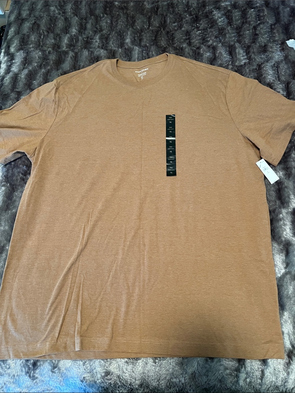 Banana Republic Men's Crewneck T‑Shirt in Brown, XL Tall